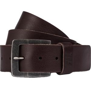 Kožený opasek na motorku PMJ Leather Belt hnědý