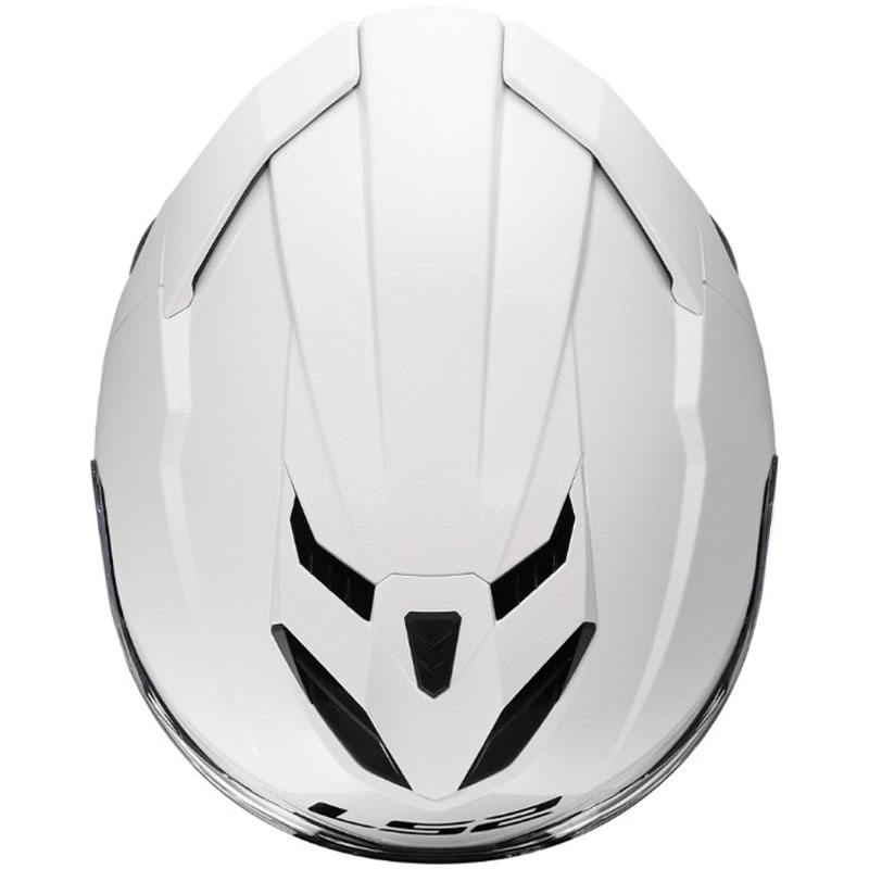 Integrální helma na motorku LS2 FF818 Storm III Solid lesklá bílá