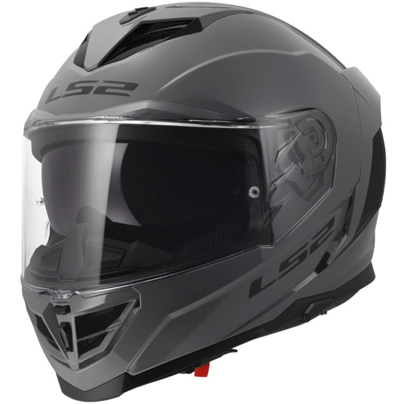 Integrální helma na motorku LS2 FF818 Storm III Solid lesklá šedá