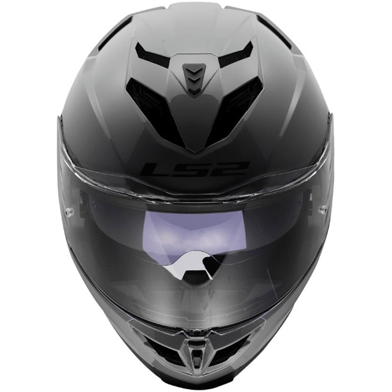 Integrální helma na motorku LS2 FF818 Storm III Solid lesklá šedá