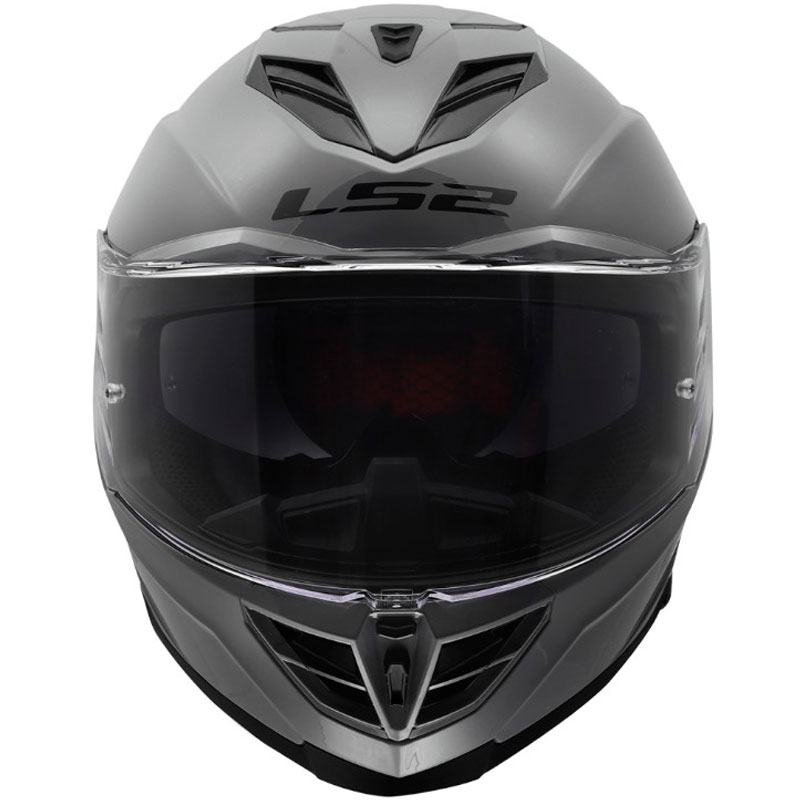 Integrální helma na motorku LS2 FF818 Storm III Solid lesklá šedá