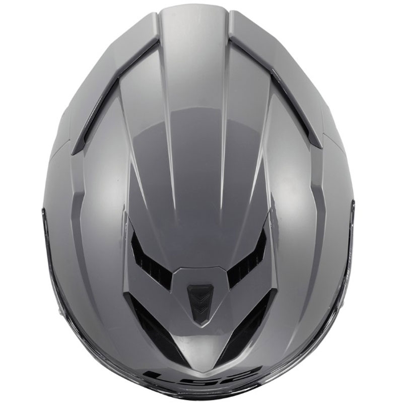 Integrální helma na motorku LS2 FF818 Storm III Solid lesklá šedá