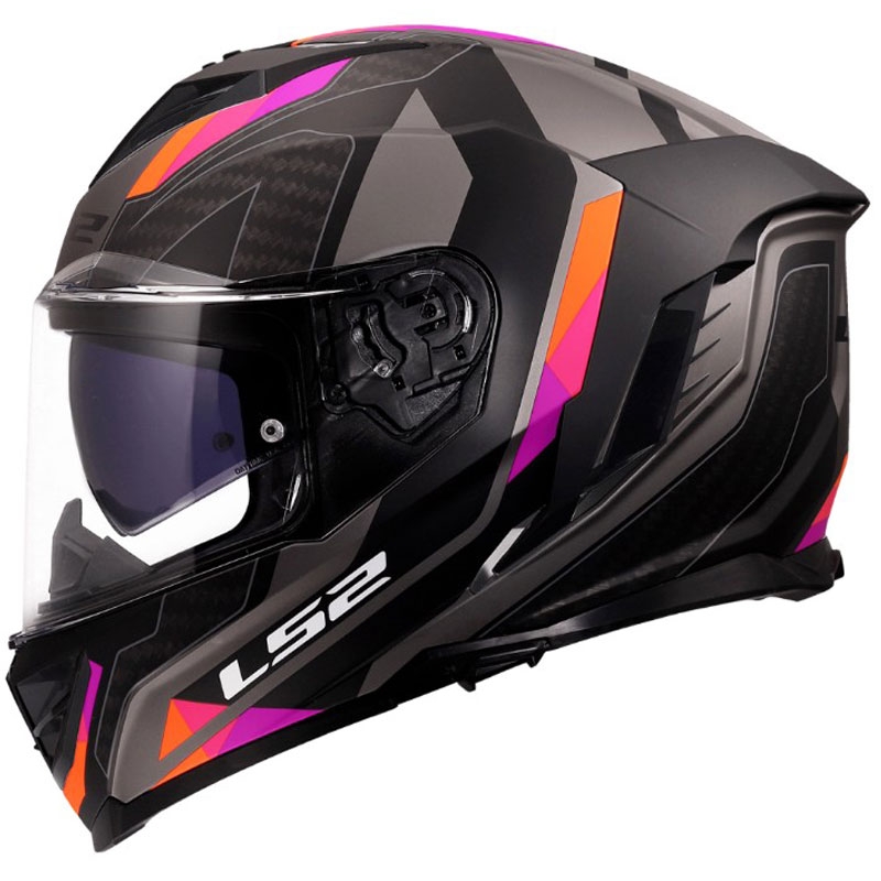 Integrální helma na motorku LS2 FF818 Storm III Sporty matná šedo-fialová