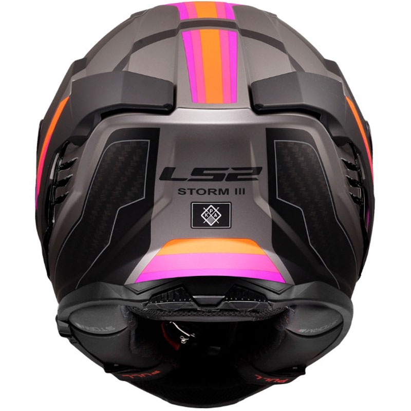 Integrální helma na motorku LS2 FF818 Storm III Sporty matná šedo-fialová