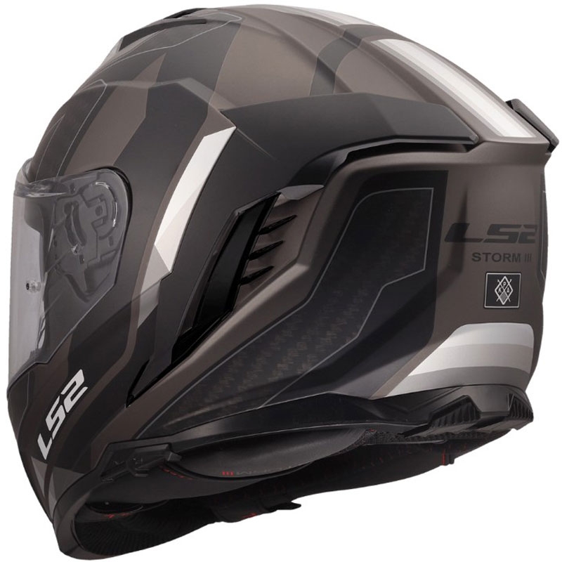 Integrální helma na motorku LS2 FF818 Storm III Sporty matná černo-šedá