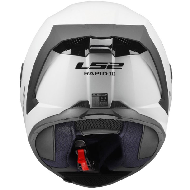 Integrální helma na motorku LS2 FF820 Rapid III Solid lesklá bílá