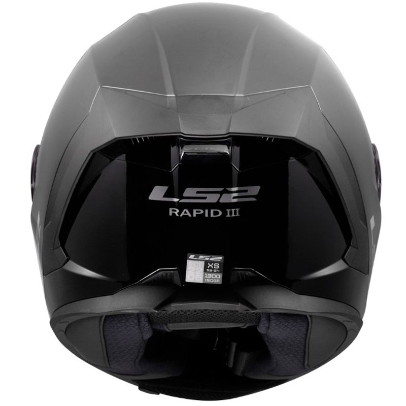Integrální helma na motorku LS2 FF820 Rapid III Solid lesklá černá