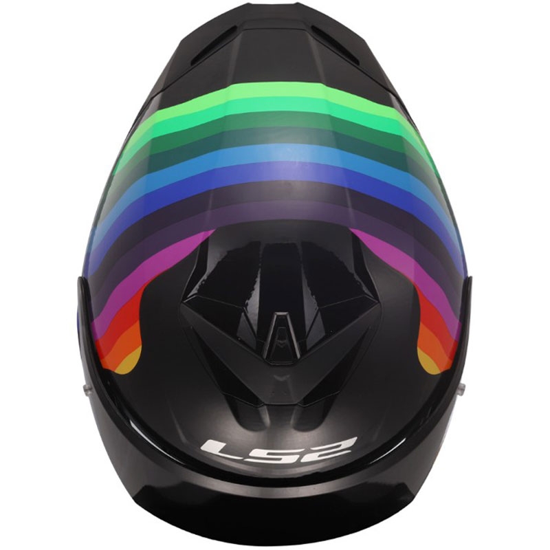 Integrální helma na motorku LS2 FF820 Rapid III Flow lesklá černo-multicolor