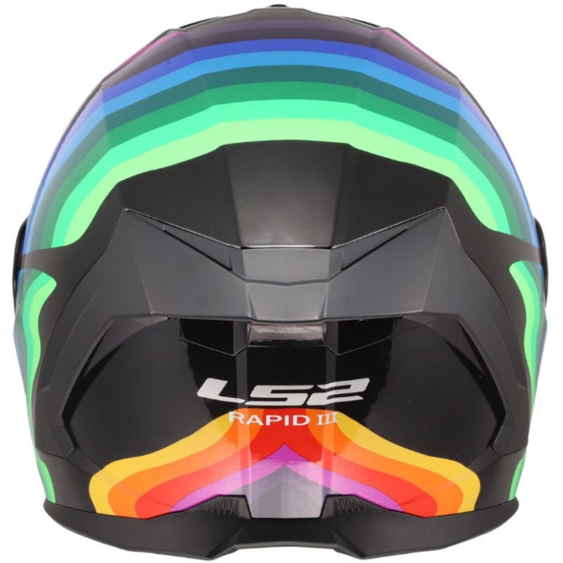 Integrální helma na motorku LS2 FF820 Rapid III Flow lesklá černo-multicolor