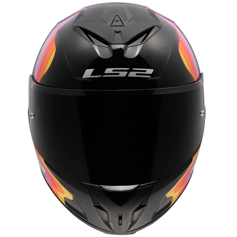 Integrální helma na motorku LS2 FF820 Rapid III Flow lesklá černo-multicolor