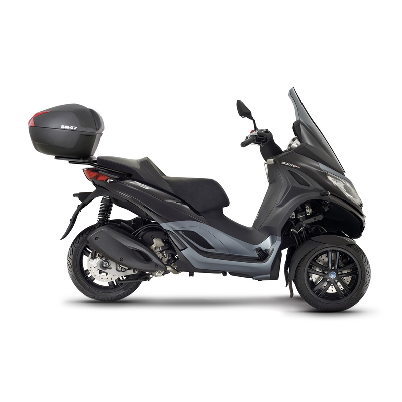 Vrchní kufr na motorku SHAD SH47 černá/bílá
