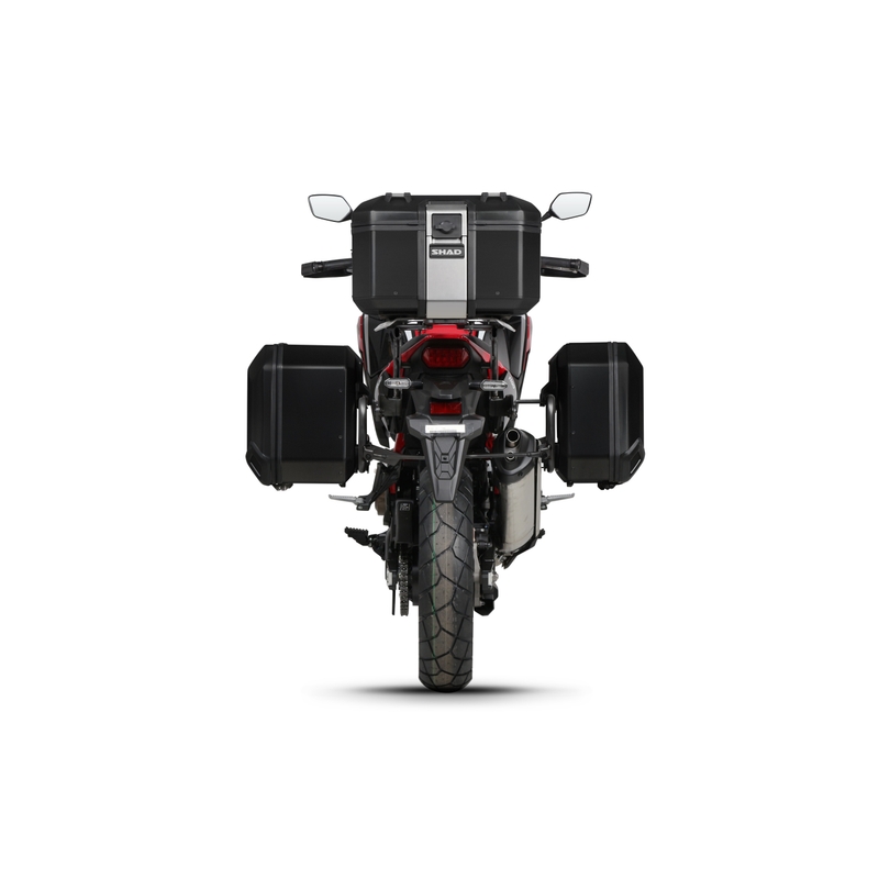Boční hliníkový kufr na motorku SHAD Terra TR47 ČERNÁ EDICE pravý