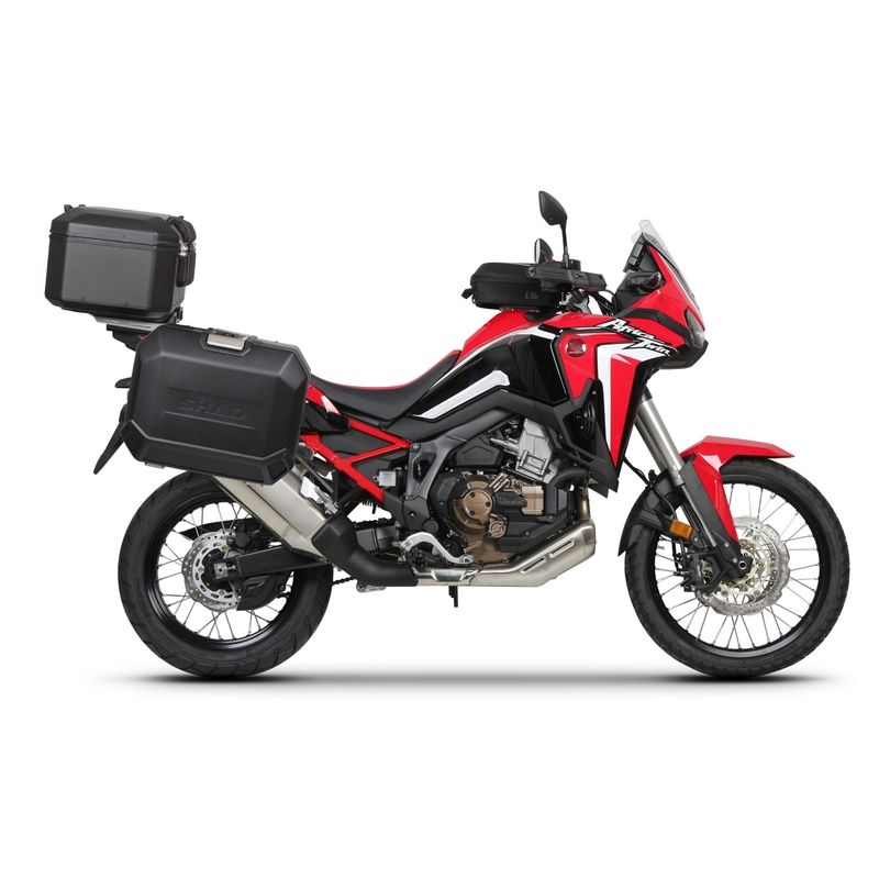 Boční hliníkový kufr na motorku SHAD Terra TR47 ČERNÁ EDICE pravý