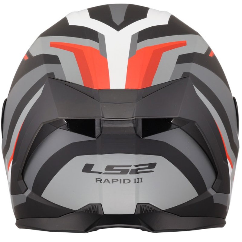 Integrální helma na motorku LS2 FF820 Rapid III Hyper matná černo-červená