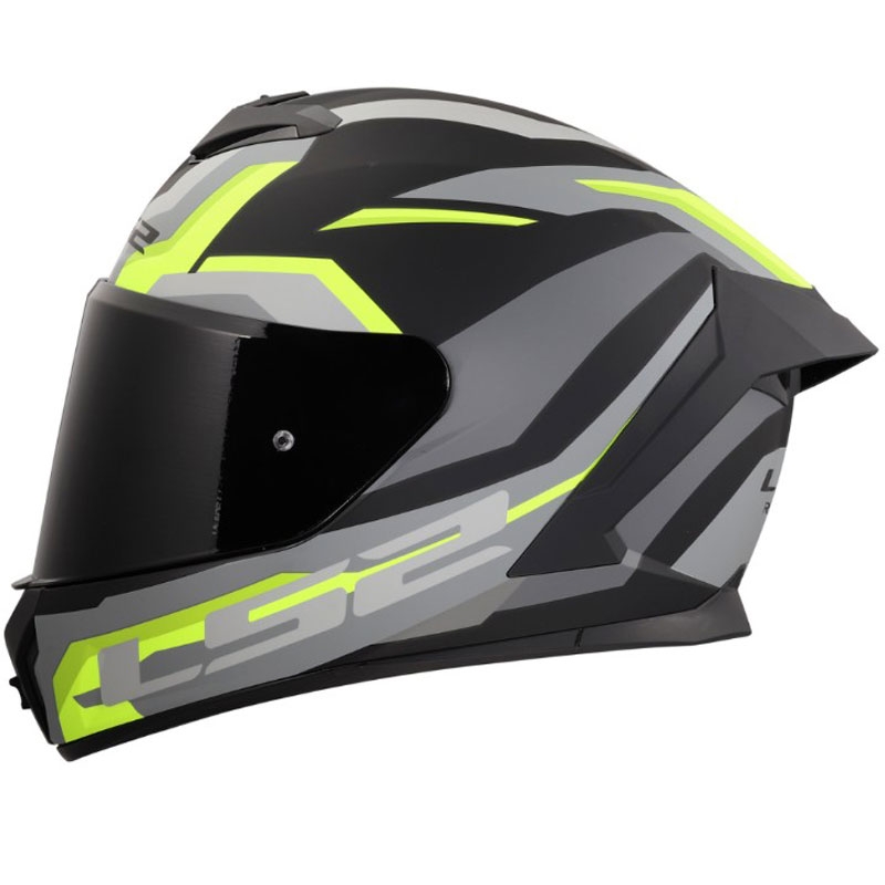 Integrální helma na motorku LS2 FF820 Rapid III Hyper matná černo-žlutá