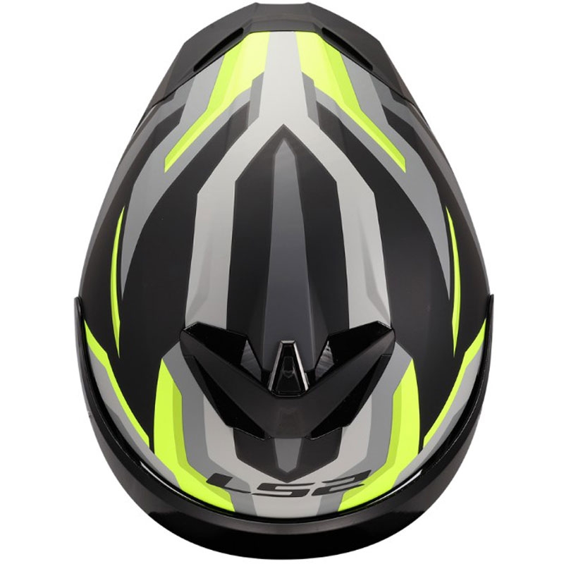 Integrální helma na motorku LS2 FF820 Rapid III Hyper matná černo-žlutá