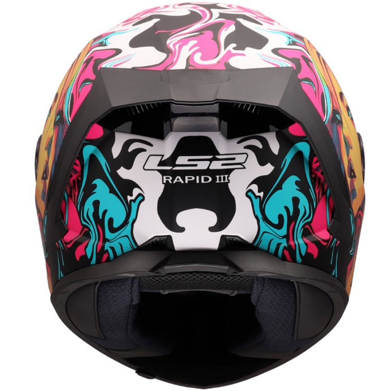 Integrální helma na motorku LS2 FF820 Rapid III Cyberg matná fialovo-modrozelená