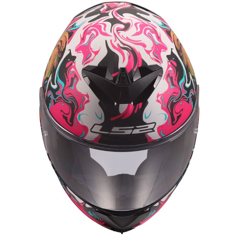 Integrální helma na motorku LS2 FF820 Rapid III Cyberg matná fialovo-modrozelená