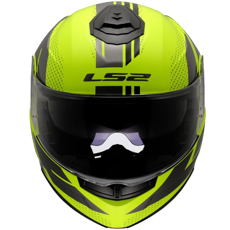 Vyklápěcí helma LS2 FF908 Strobe II Code lesklá fluo žluto-černá