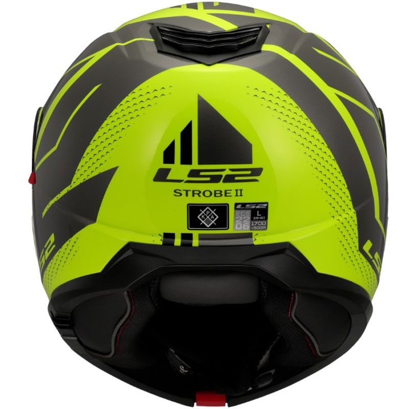 Vyklápěcí helma LS2 FF908 Strobe II Code lesklá fluo žluto-černá