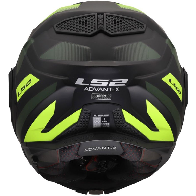 Překlápěcí helma na motorku LS2 FF901 Advant X Nova matná fluo žluto-černá