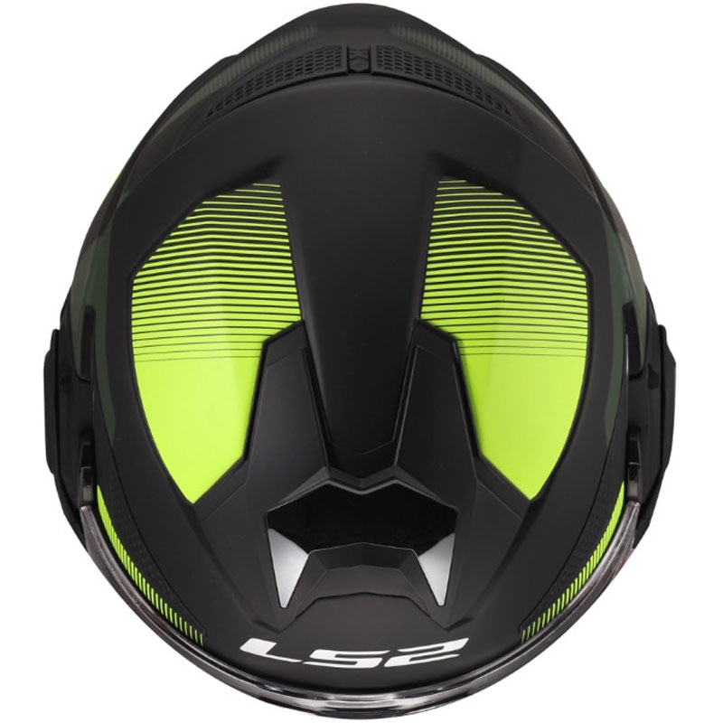 Překlápěcí helma na motorku LS2 FF901 Advant X Nova matná fluo žluto-černá