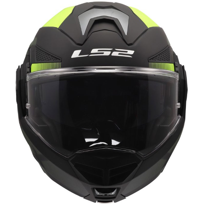 Překlápěcí helma na motorku LS2 FF901 Advant X Nova matná fluo žluto-černá