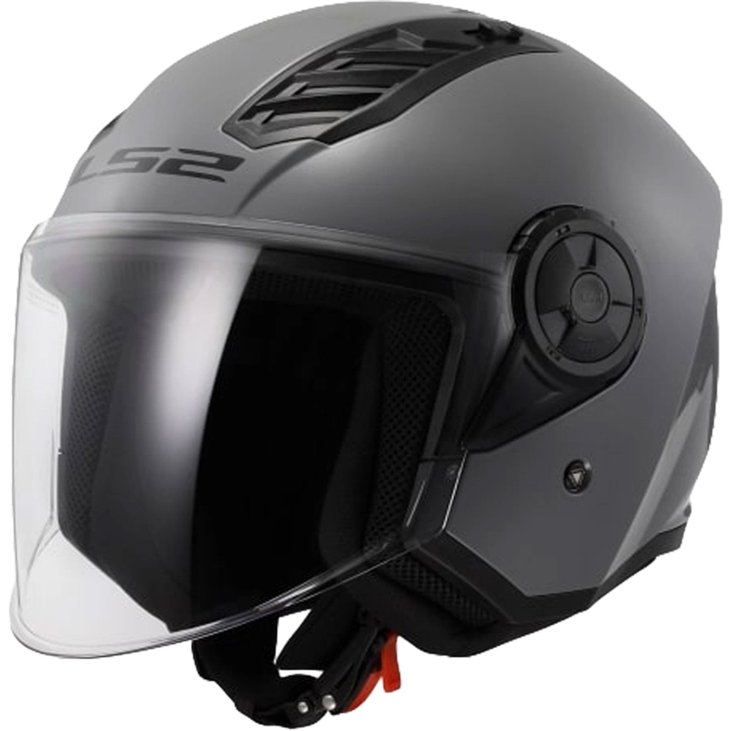 Otevřená přilba na motorku LS2 OF616 Airflow II Solid Nardo šedá