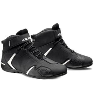 Boty na motorku IXON Gambler WP černo-bílé