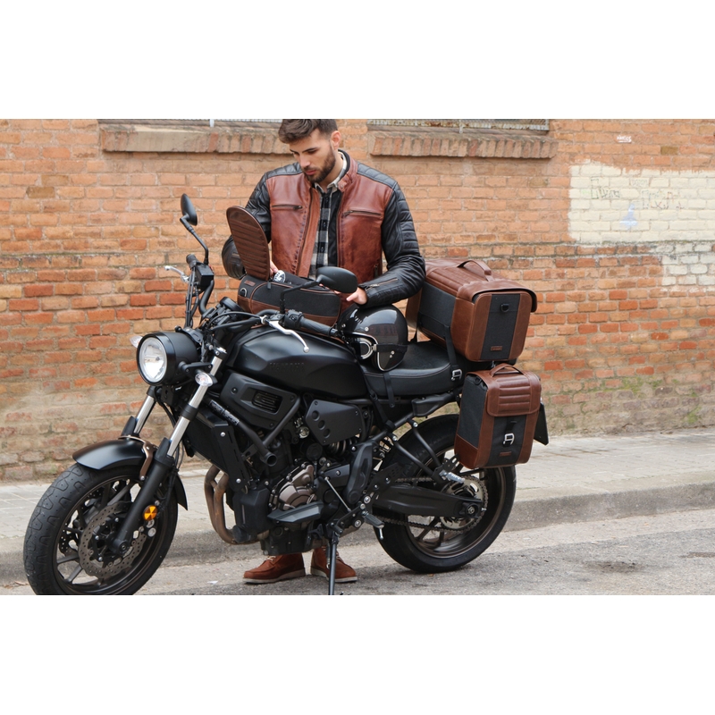 Boční brašna SHAD CAFE RACER SR38 10l Hnědý