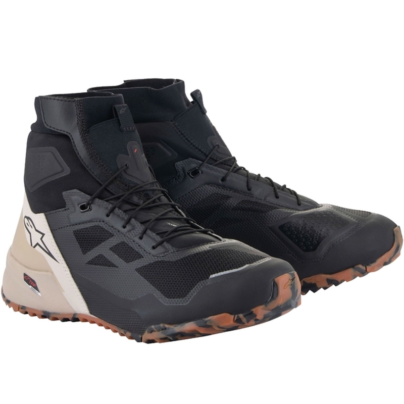 Boty na motorku Alpinestars CR-1 černo-světle hnědé