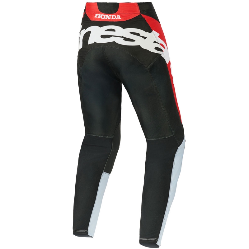 Motokrosové kalhoty Alpinestars Racer Veil Honda černo-šedo-červeno-žluté