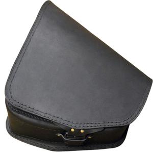 Kožená brašna na motorku RSA S661 H-D Softail černá