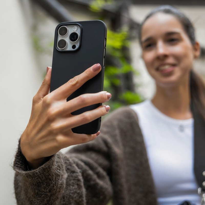 Zadní pogumovaný kryt na telefon FIXED Story pro Xiaomi Redmi Note 15 Pro 5G černý