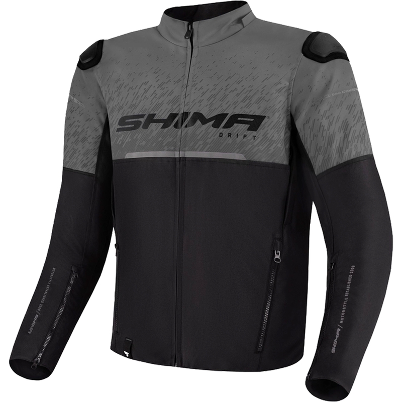 Bunda na motorku Shima Drift černo-šedá