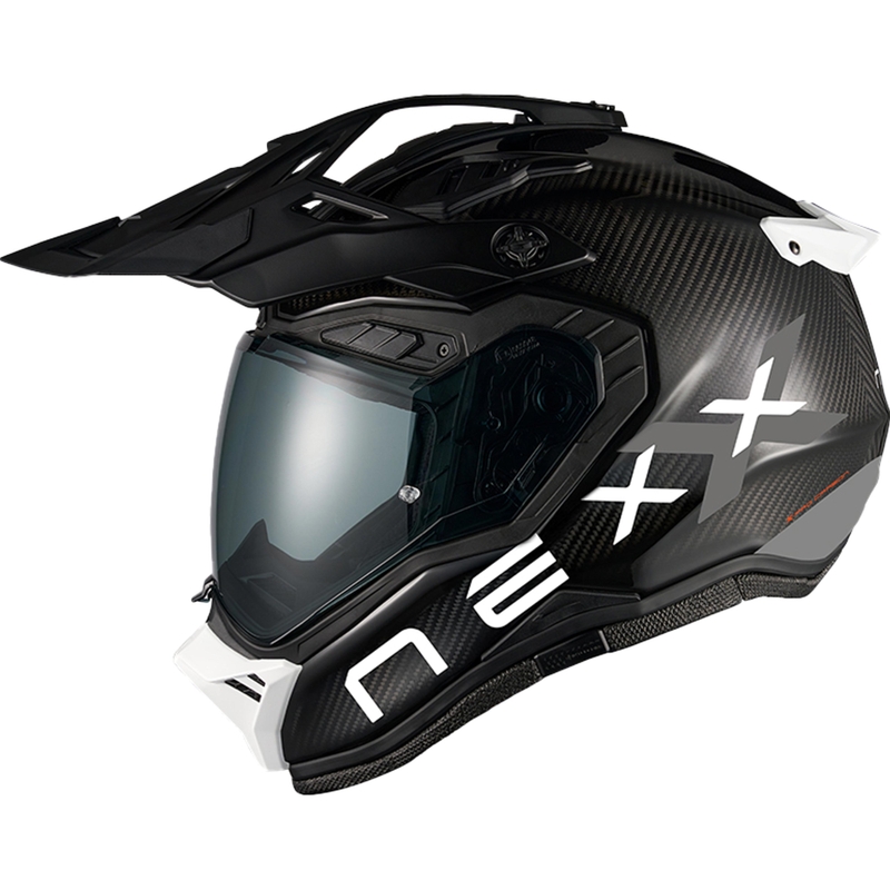 Enduro helma na motorku Nexx X.Rally FIM Racing 2 Carbon černo-bílá
