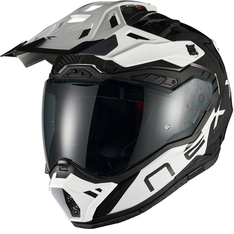 Enduro helma na motorku Nexx X.Rally Gravix Carbon černo-bílá