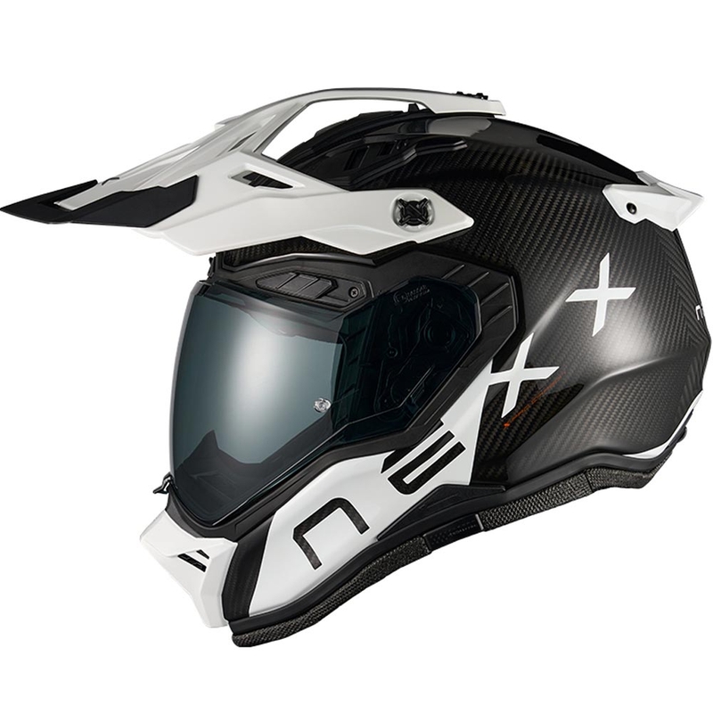 Enduro helma na motorku Nexx X.Rally Gravix Carbon černo-bílá