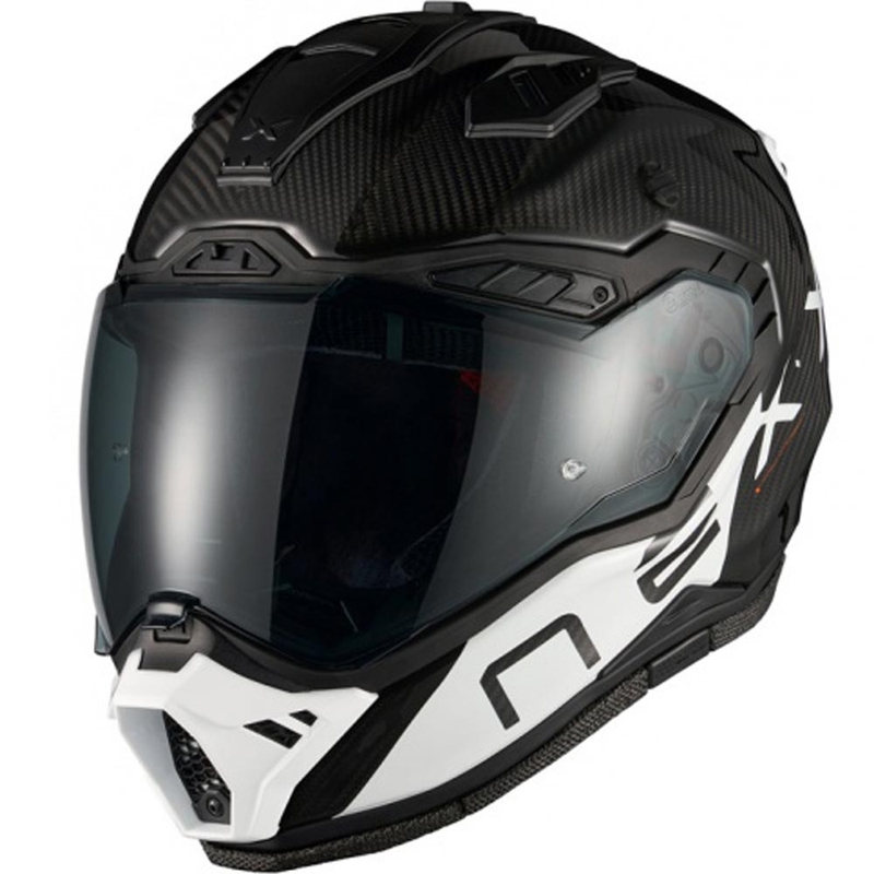 Enduro helma na motorku Nexx X.Rally Gravix Carbon černo-bílá