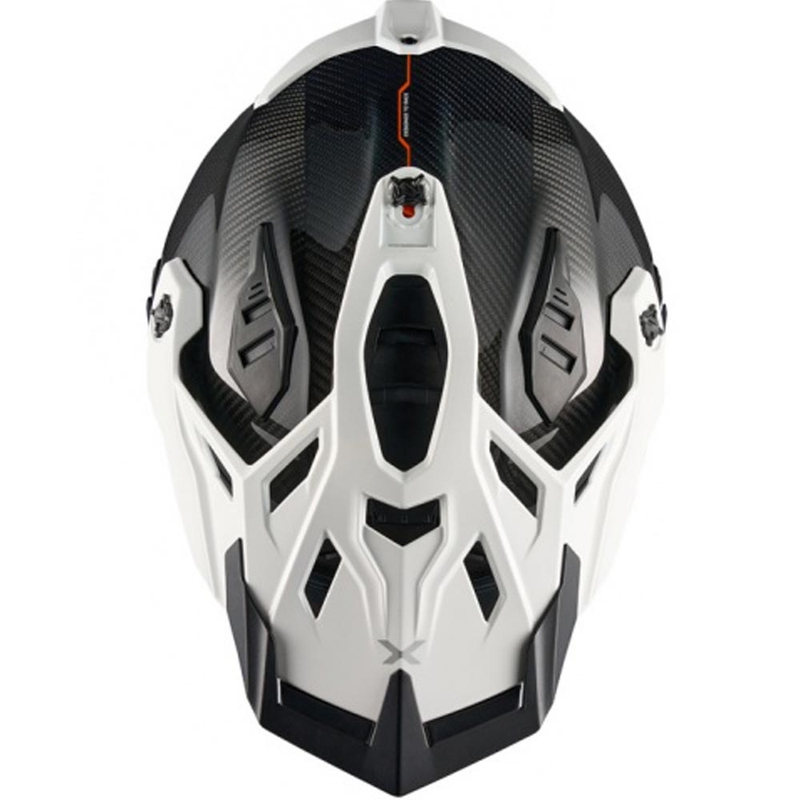 Enduro helma na motorku Nexx X.Rally Gravix Carbon černo-bílá