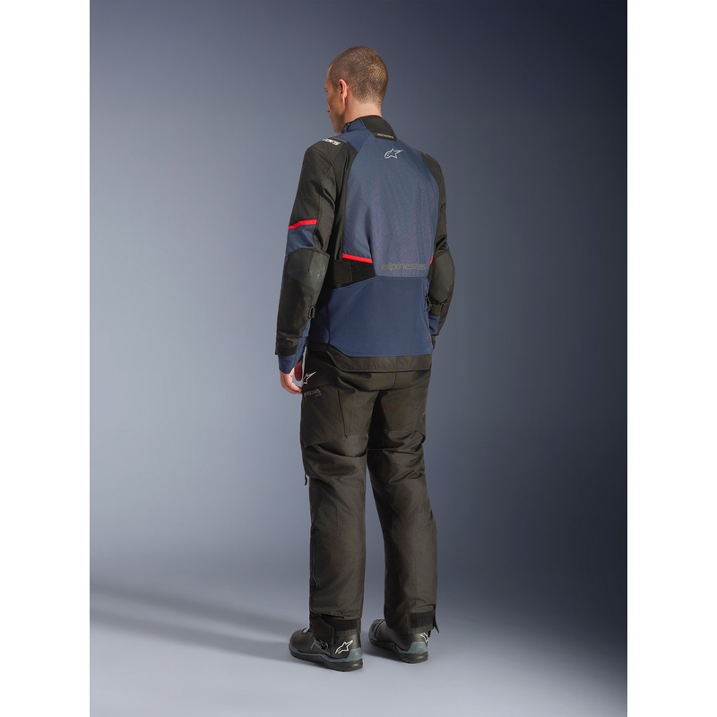 Bunda na motorku Alpinestars Andes V4 Drystar tmavě modro-modro-černá