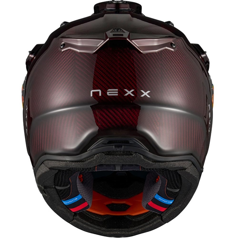 Enduro helma na motorku Nexx X.Rally Namib Carbon červená