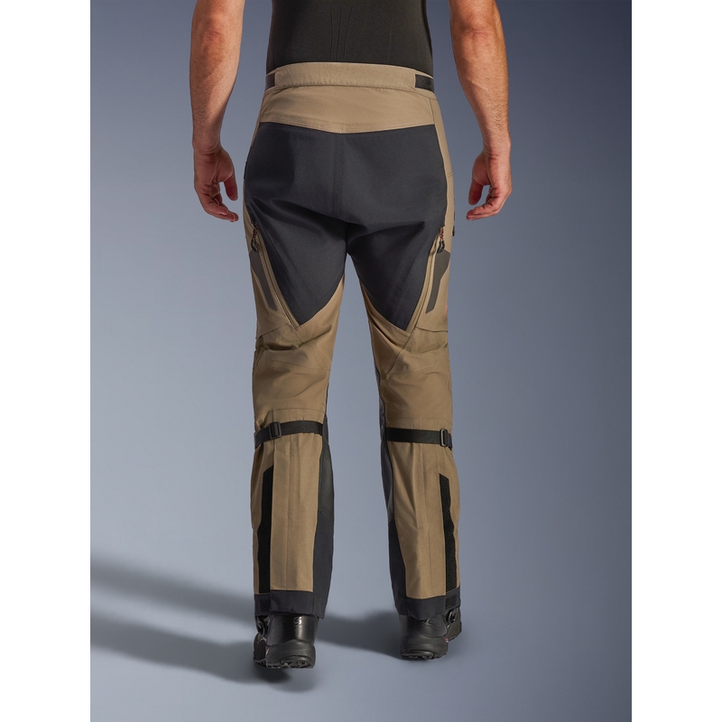Kalhoty na motorku Alpinestar Nazca 3L Gore-Tex PRO světle hnědo-černé