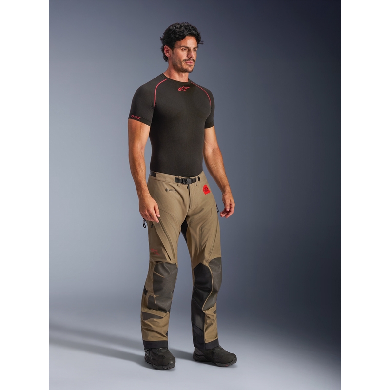 Kalhoty na motorku Alpinestar Nazca 3L Gore-Tex PRO světle hnědo-černé