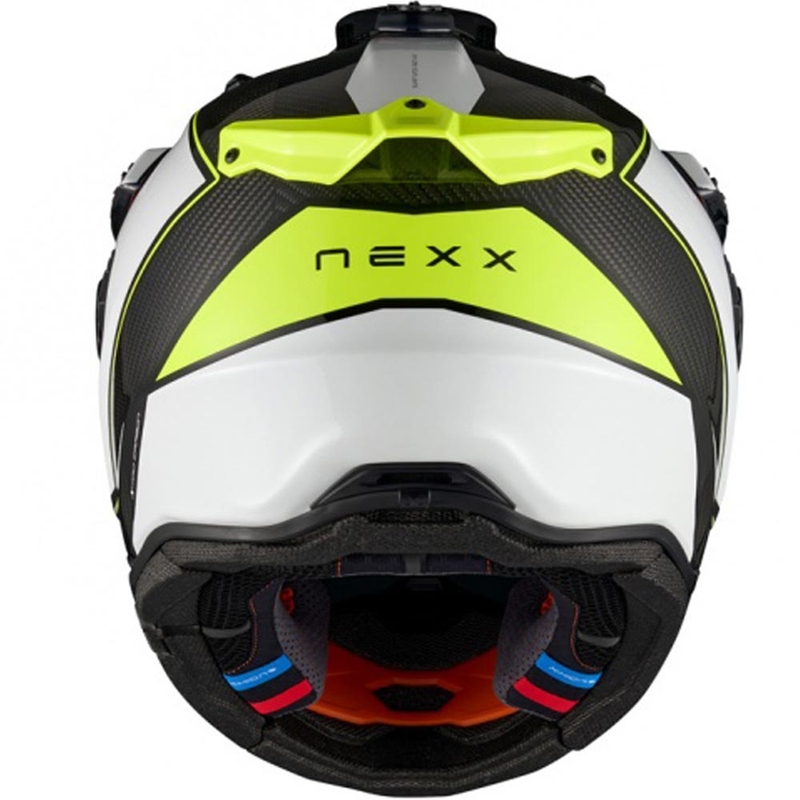 Enduro helma na motorku Nexx X.Rally Raid bílo-fluo žlutá
