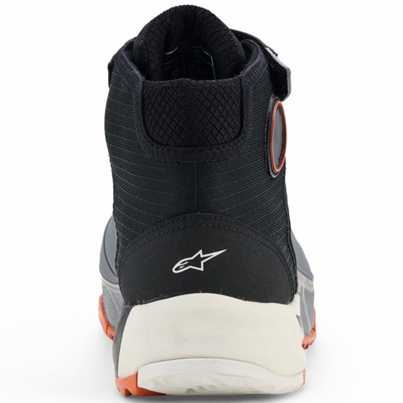Boty na motorku Alpinestars CR-X Drystar černo-tmavě šedo-oranžové