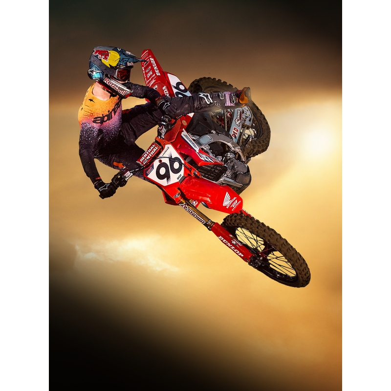 Motokrosový dres Alpinestars Supertech limitovaná edice Black Hole černo-barevný