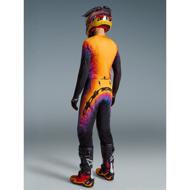 Motokrosový dres Alpinestars Supertech limitovaná edice Black Hole černo-barevný
