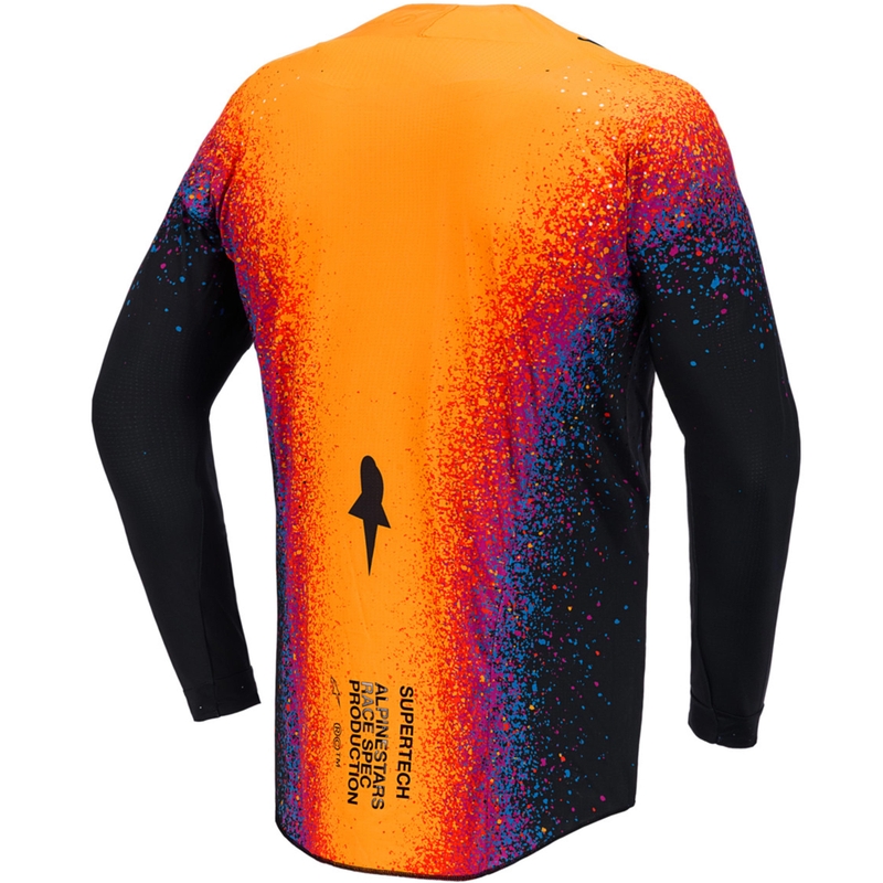 Motokrosový dres Alpinestars Supertech limitovaná edice Black Hole černo-barevný