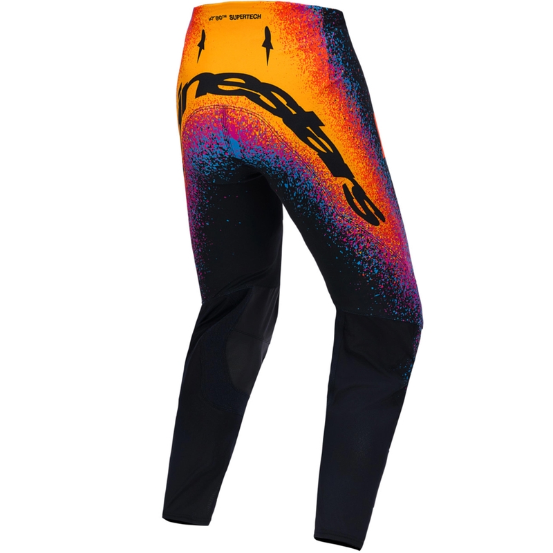 Motokrosové kalhoty Alpinestars Supertech limitovaná edice Black Hole černo-barevné